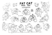 fat cat model sheet